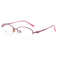 fashion new trend alloy oval frame reading glasses luxury optical eyeglasses for women ladies1 1 5 2 2 53 3 5 4