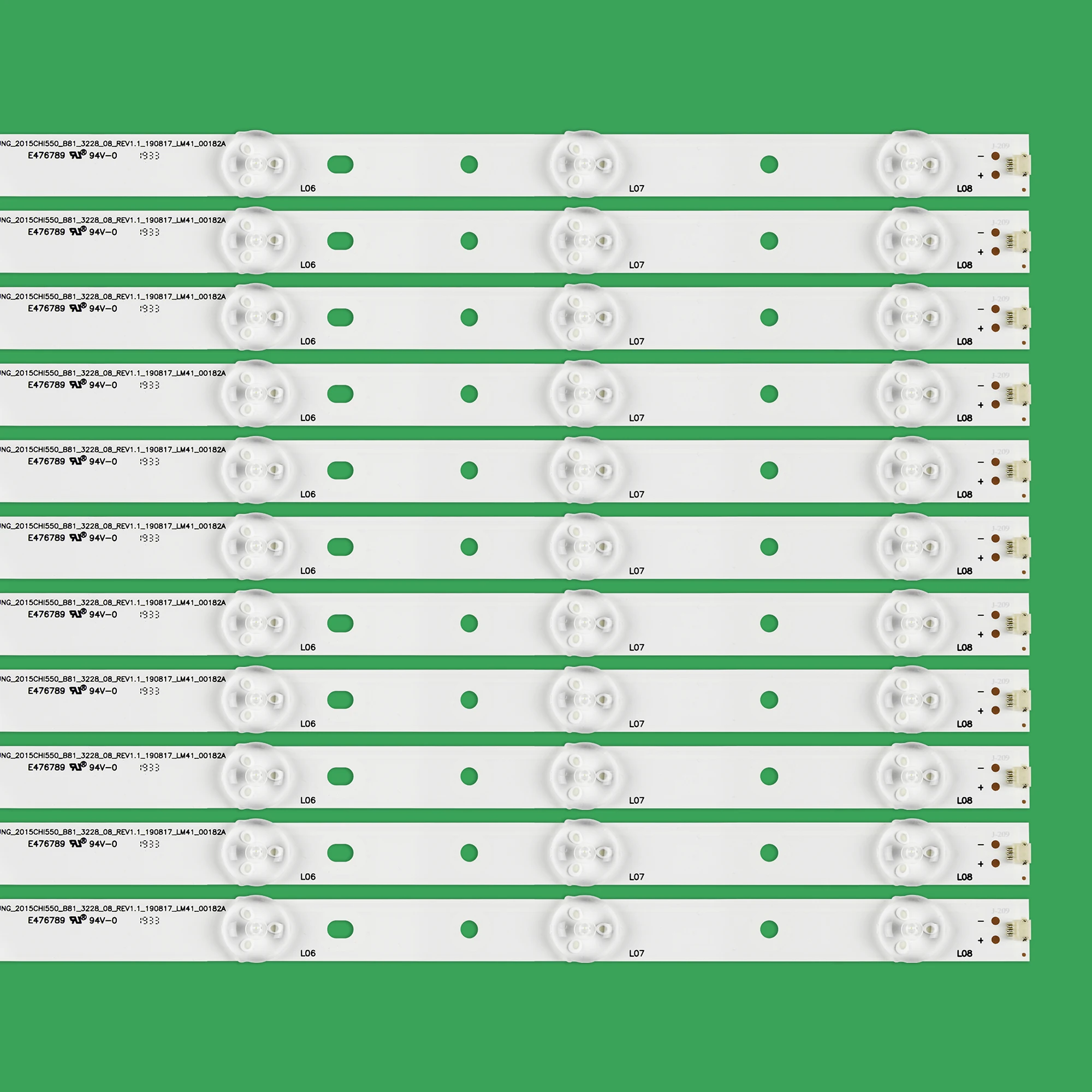Новинка 1 комплект = 11 шт. 8 светодиодный s 585 мм подсветка полосы для Hisense 55EC520UA