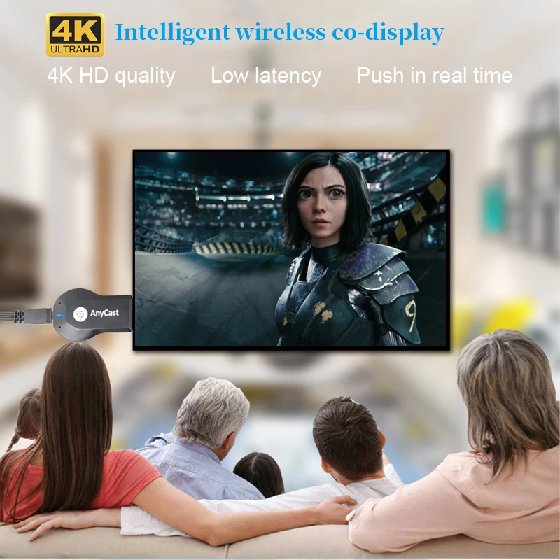ТВ-палка 1080P беспроводной WiFi Дисплей ТВ ключ приемник для AnyCast M4 Plus для Airplay 1080P HDMI ТВ-Палка для DLNA Miracast