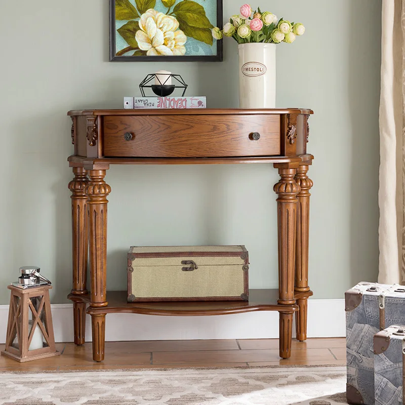 Шкаф для хранения антикварной деревянной мебели muebles de sala американский кантри