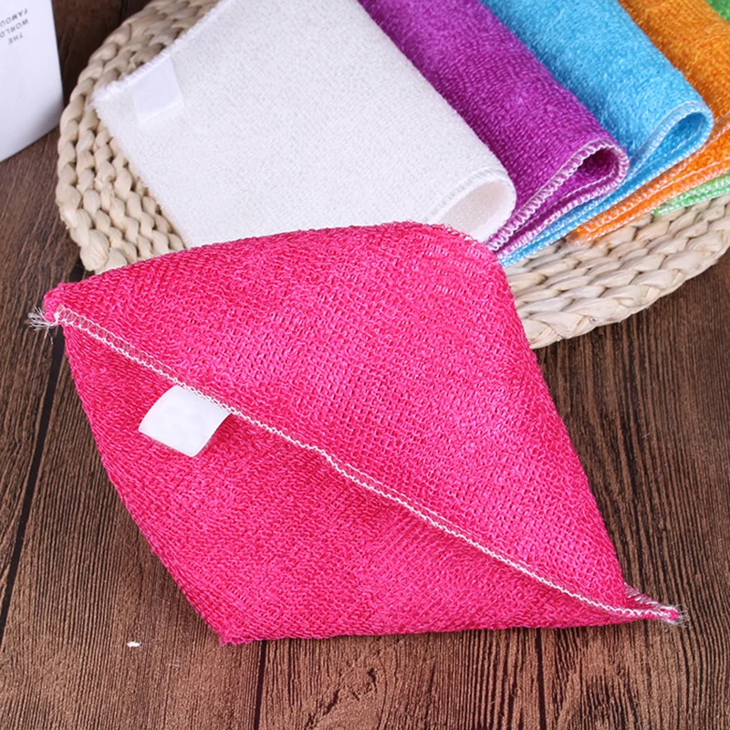 1/3/5 шт Высокая эффективность анти смазка для очистки Полотенца из бамбукового