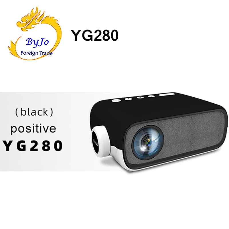 

Мини-проектор LEJIADA YG280 светодиодный для домашнего кинотеатра, аудиоплеер с поддержкой HDMI и USB, карманный портативный проектор для видео 1080P
