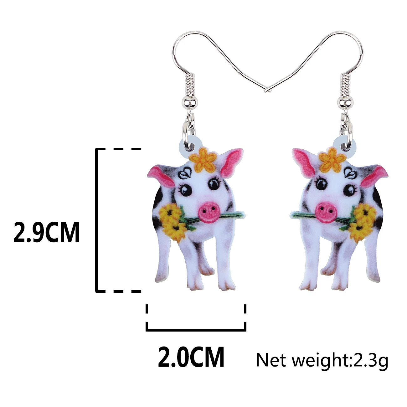 WEVENI акриловые украшения для женщин девушек подростков любителей аниме свинья