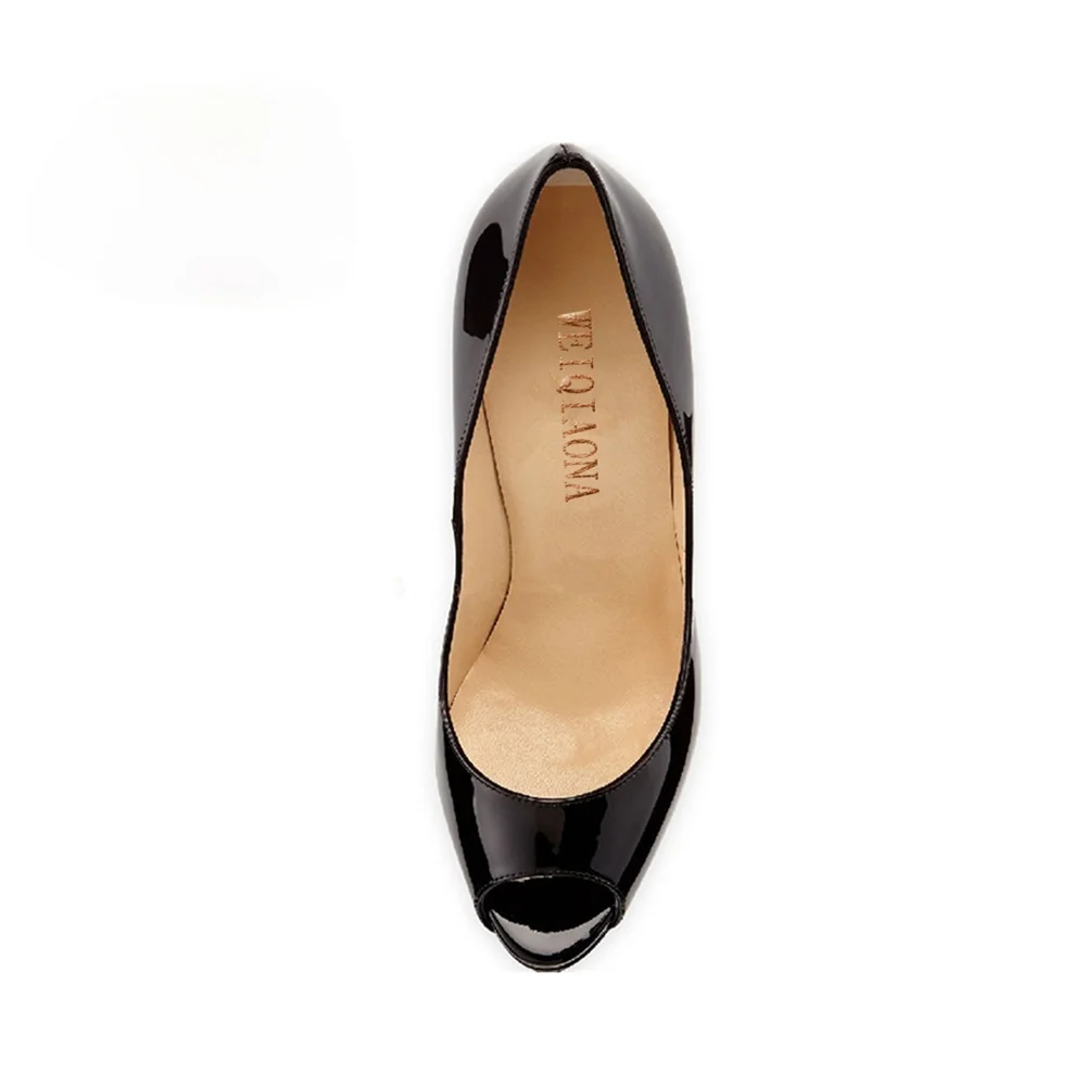 

New Model Shoes Big size Women Shoes Sexy Peep Toe High Heels Pumps High Platform Working Party Shoes