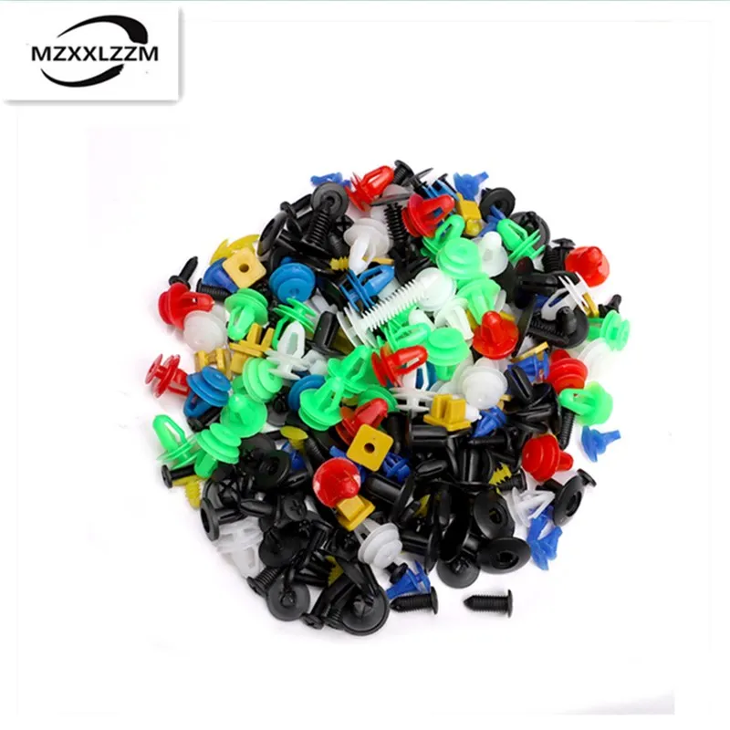 200 шт. универсальное Смешанное автоматическое крепление бампера подходит для