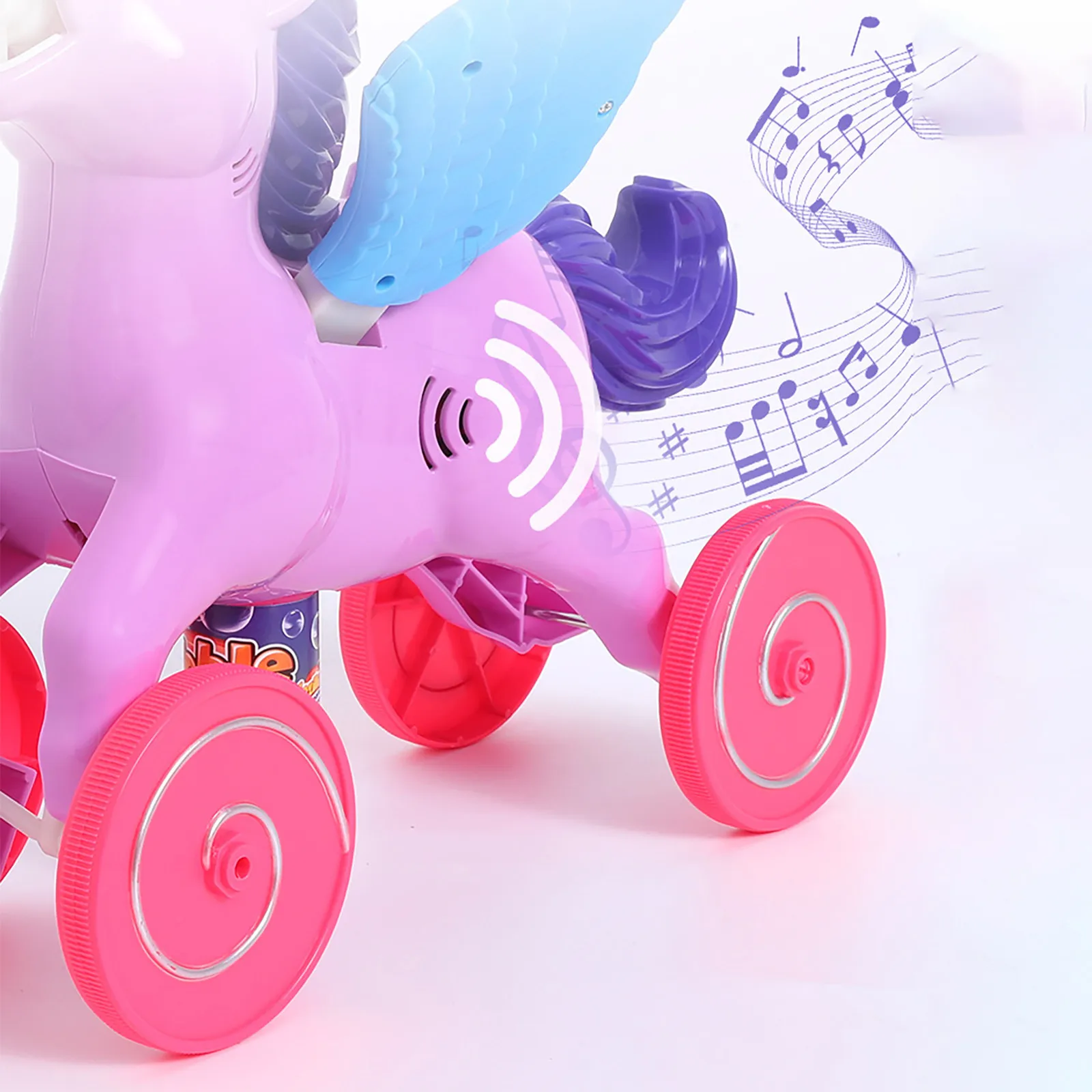 

(110ml) Fidget Toys Popit Bubble Machine Music Light Push Toy Bubble Maker Bubble Solution Montessori Children Birthday Gift