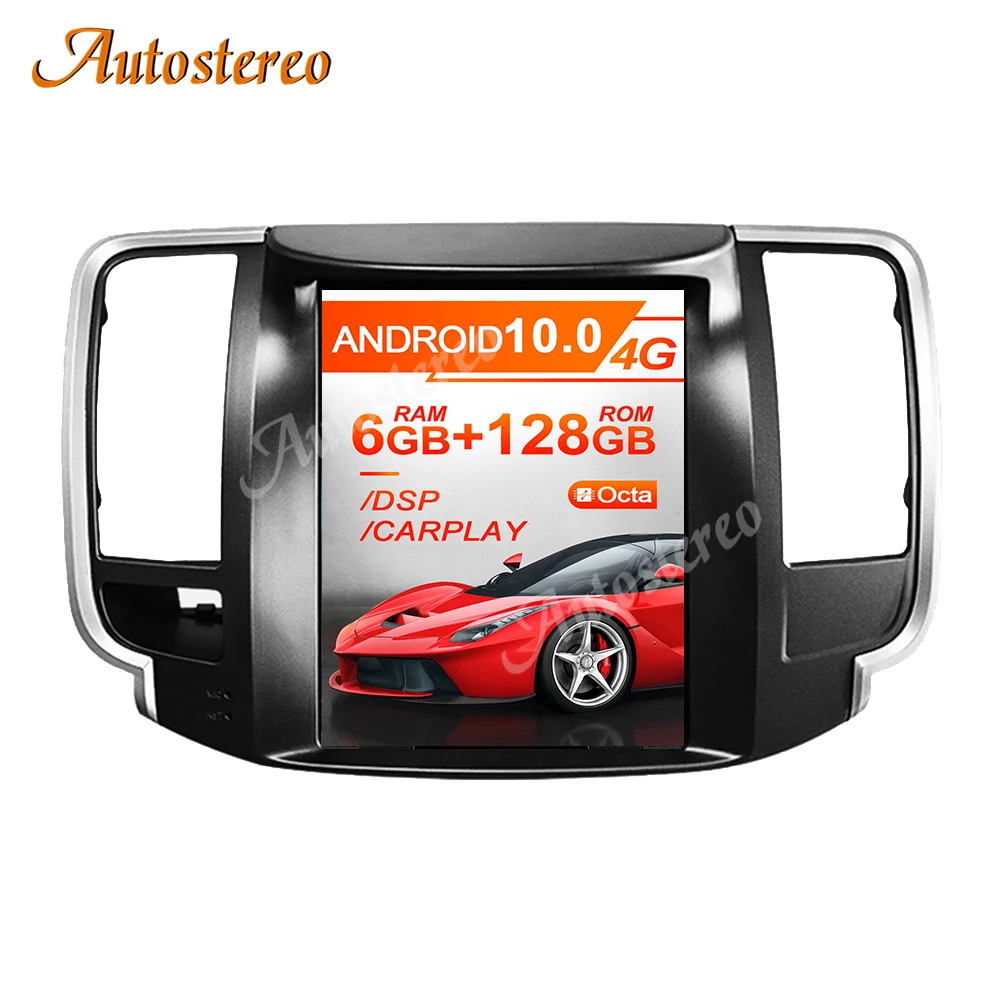 

6 + 128G Android 10 для Nissan Teana Duke 2008-2012 Carplay Автомобильный GPS-навигатор мультимедийный плеер автомобильное радио-магнитофон головное устройство