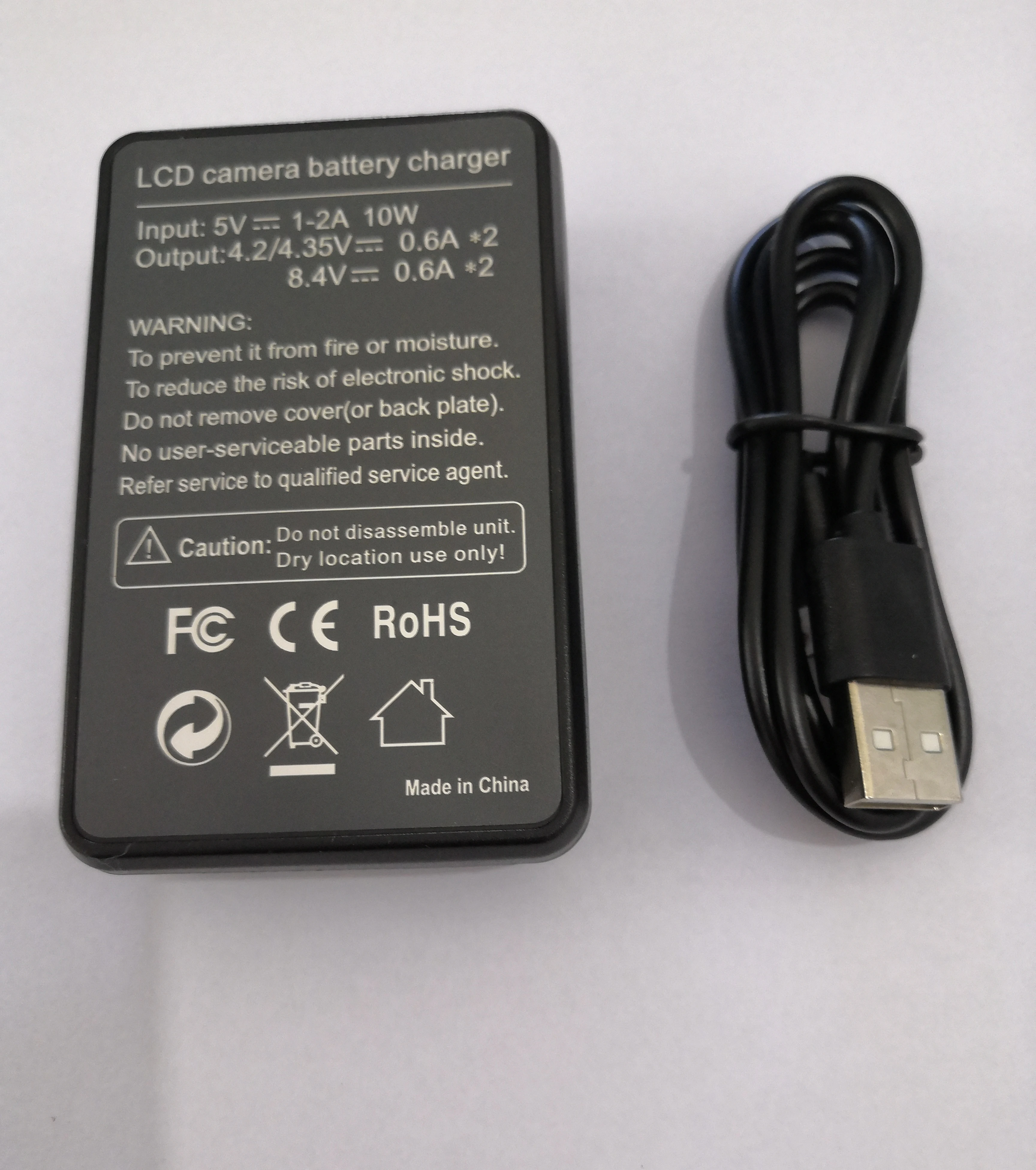 Зарядное устройство USB для двух батарей с ЖК-дисплеем Canon LP-E12 Batetry камер M 100D Kiss X7