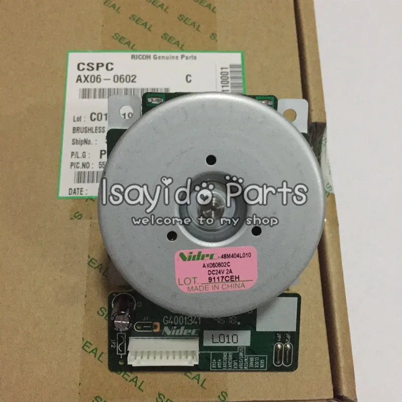 

1 шт. AX06-0602 AX060602 DC24V 2A подлинный новый главный двигатель для Ricoh Aficio MP 2014 2014EN 2014D 2014AD