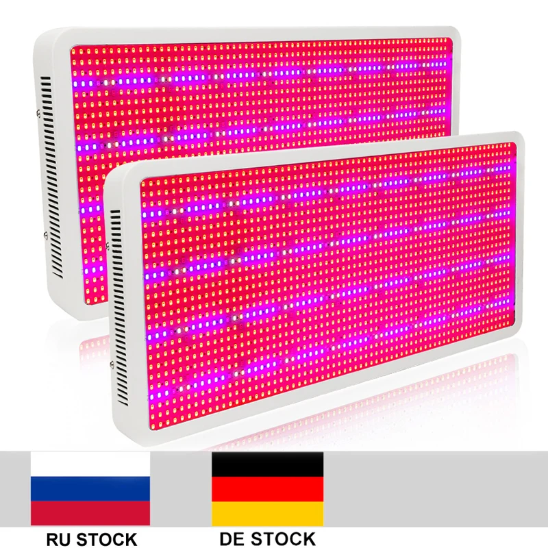 

2pcs Full Spectrum Plants Grow Led Light 1600W Lamp Lighting for Seeds Hydro Flowers Greenhouse Vegs Indoor Garden Phyto Growbox