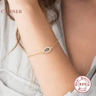 Автоклав мини Циркон глаз ожерелье из циркона квадратной браслет 925 стерлингового серебра браслет для женщин, браслеты, браслеты, брелоки, ювелирные изделия, чехол для телефона на руку
