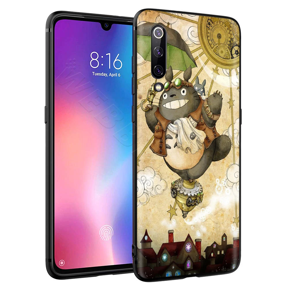 Чехол Totoro для Xiao mi Red mi Note 8 mi 3 6 8 9 A1 A2 A3 8A 6X9 T CC9 Lite SE Pro Max F1 10