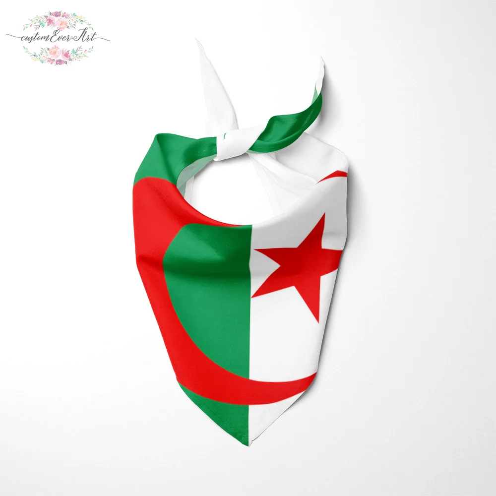 Бандана для собаки с флагом Алжира большой шейный шарф принтом