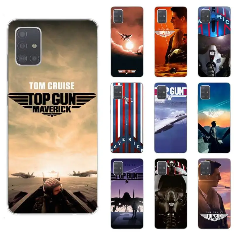 

Top Gun Maverick Tom Cruise Phone Case For Samsung S4 S5 S6 S7 Edge S8 S9 10 Plus S20 Lite Fe Note20 Ultra A71 A21S Cover Fundas
