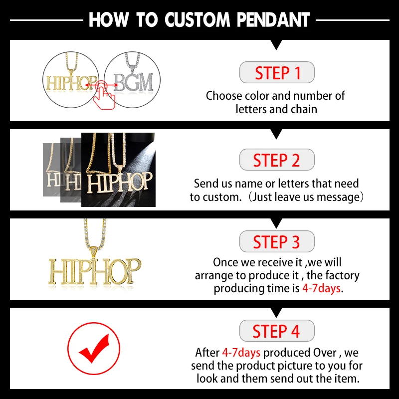 В стиле хип-хоп пользовательское имя пузырь кубического циркония Bling Комбинации