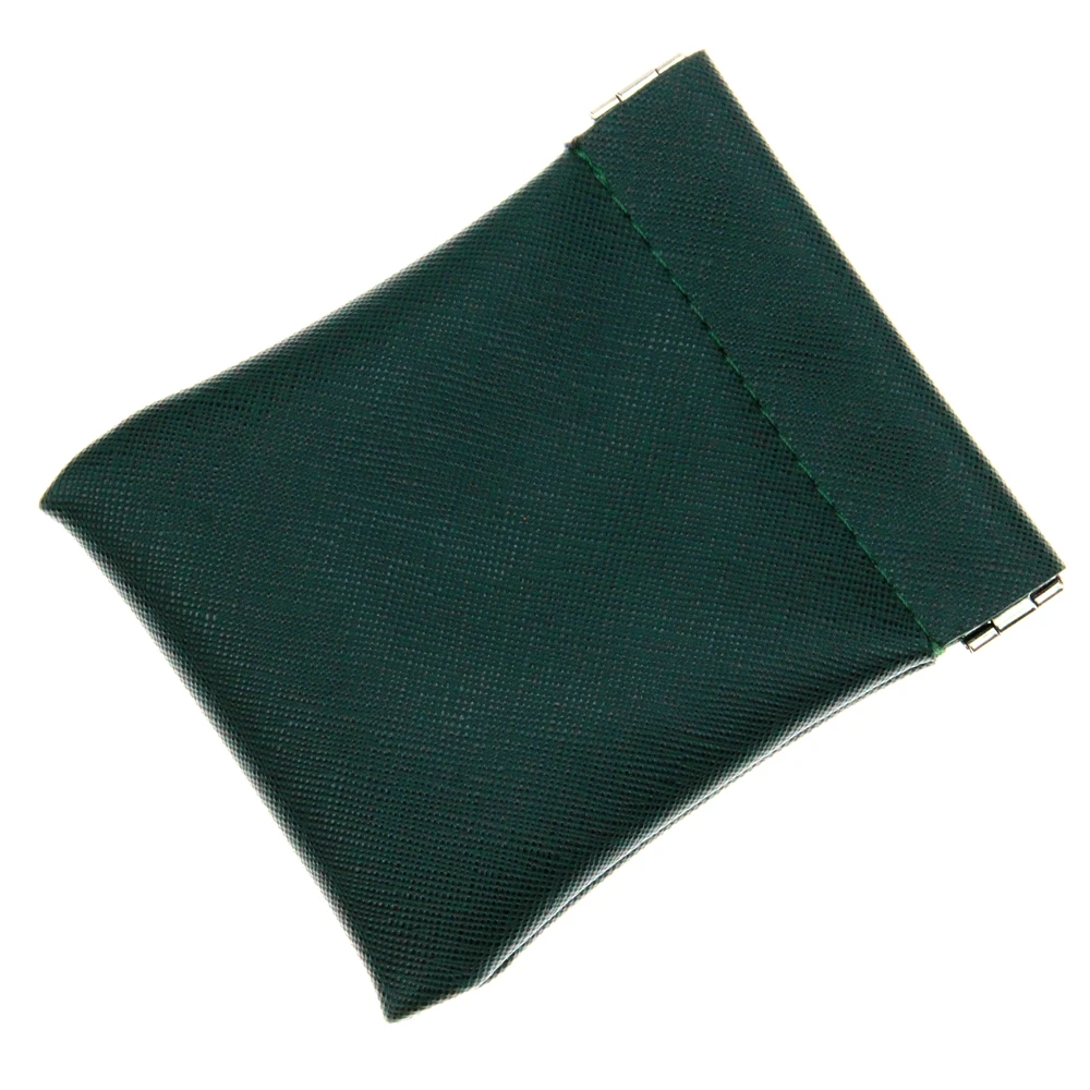 Модный однотонный кошелек из искусственной кожи для мужчин и женщин тонкий