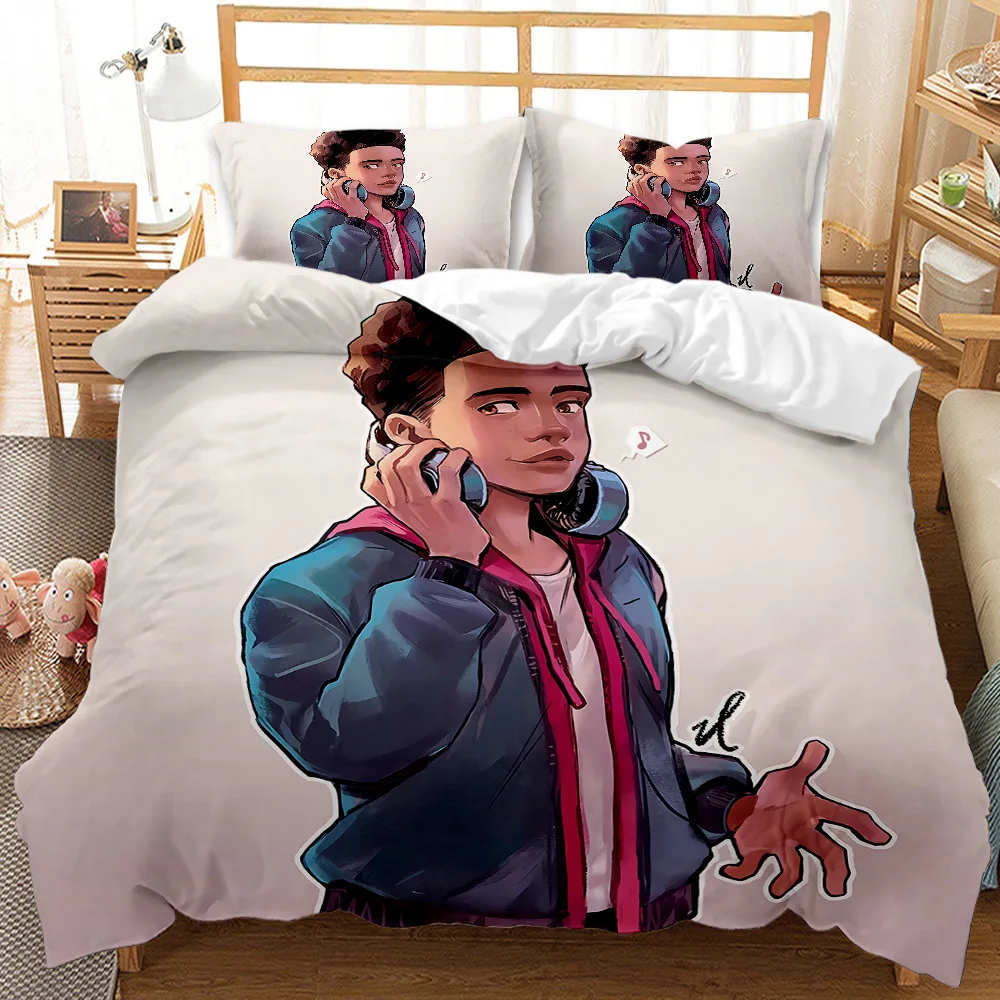 

3D Print African Black Boy Comforter Cover Set Kids Teens Boys Duvet Cover Bedding Set Quilt Droppshiping