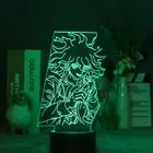 Светодиодный ночсветильник Danganronpa V3, фигурная лампа Nagito Komaeda для спальни, Декор, подарок для детей, лазерная гравировка, акриловая 3D иллюзионная лампа