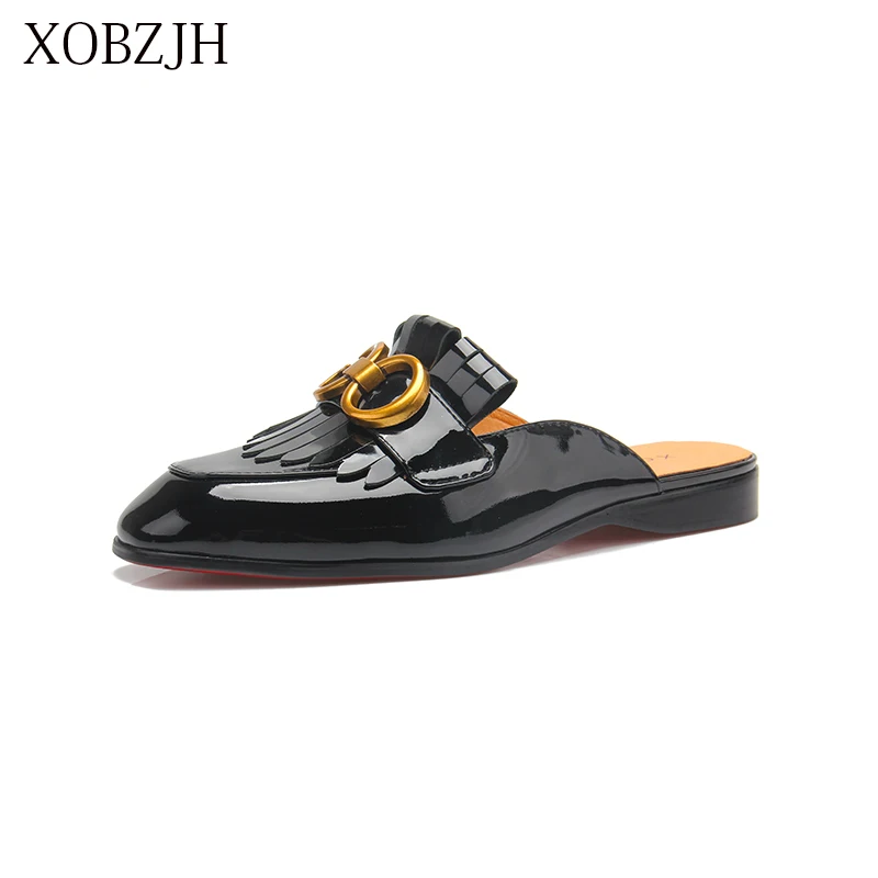 Итальянский Для мужчин Элитная одежда с красной подошвой свадебные туфли из