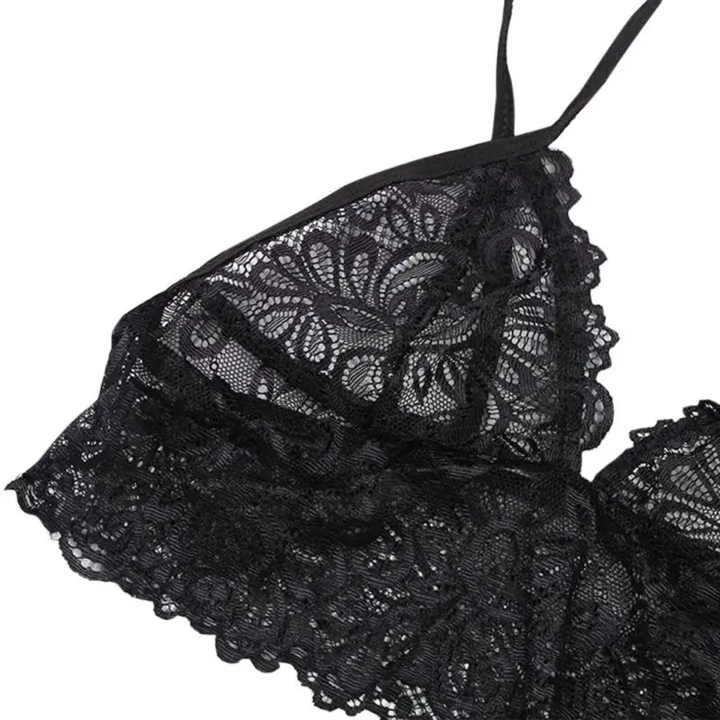 Sexy Women Seamless Lace Lingerie Babydoll Bra Sets Underwear Bralette Nightwear Sleepwear Suit G-string &amp Brief | Женская одежда