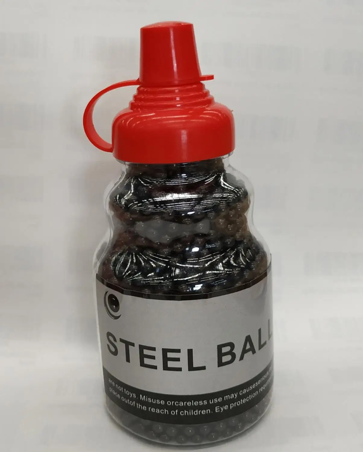 3000Qty .177Caliber 4.5mm Steel BBS nickel Plated Black Diamond Precision Balls Bottle Package | Paintballs