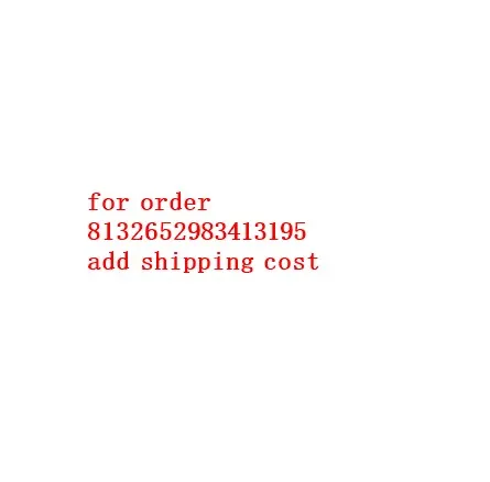 

for order 8132652983413195 add shipping cost