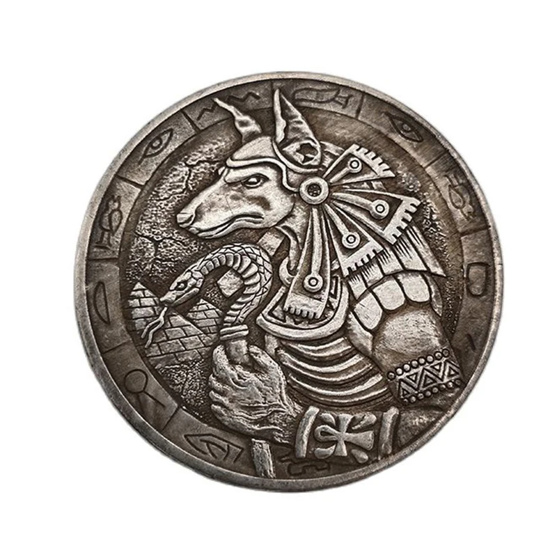 

Американская памятная монета в виде волка и змеи, поделки, коллекция монет, украшение для дома, подарки