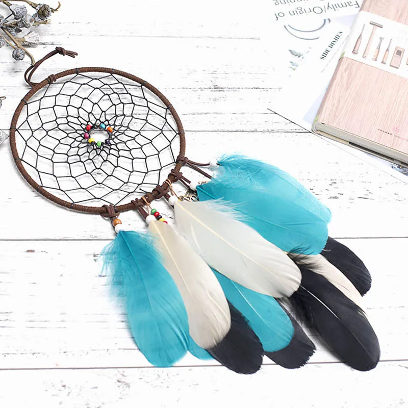 Новый оригинальный кулон ручной работы синий и белый цвет свадебное украшение