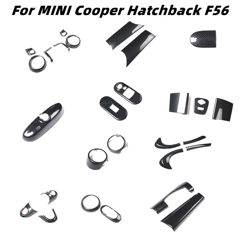 Наклейки для BMW MINI F56 аксессуары украшения интерьера автомобиля из углеродного