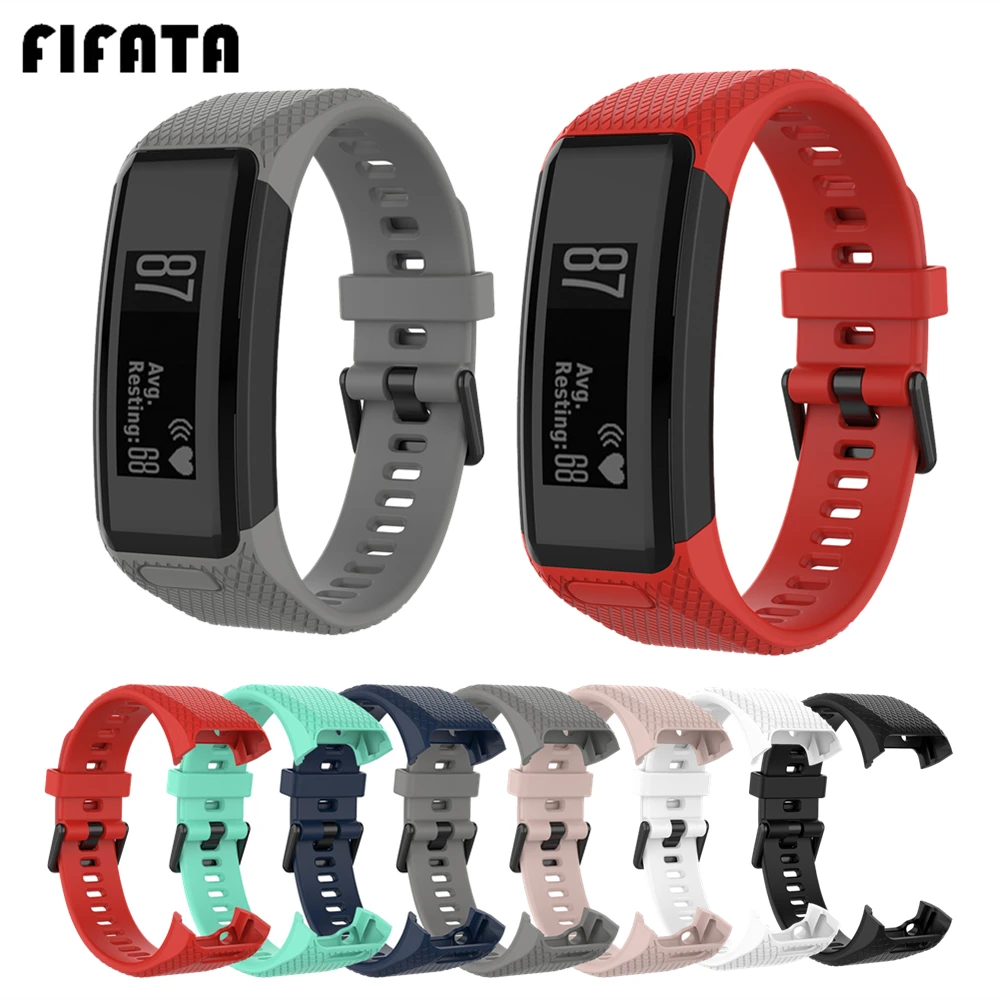 

FIFATA Sport Silicone Band For Garmin Vivosmart HR Smart Watch Strap Replacement Bracelet For Vivo SmartHR Wristband Accessories