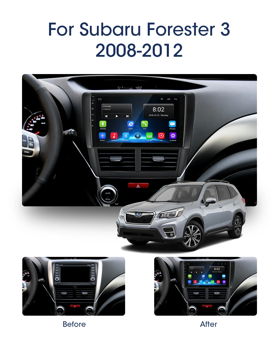 Jansite " RDS Wi-Fi автомобильное радио для Subaru Forester 3 2008-2012 Авторадио сенсорный экран для Android зеркало GPS-link плееры с рамкой