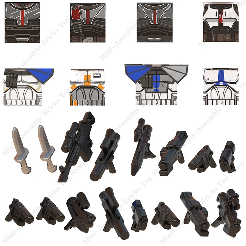 

Disney Mini Action Toy Figures Building Blocks Anime Bricks Compatible Assemble Dolls Birthday Gifits Star Wars WM6095 WM2001