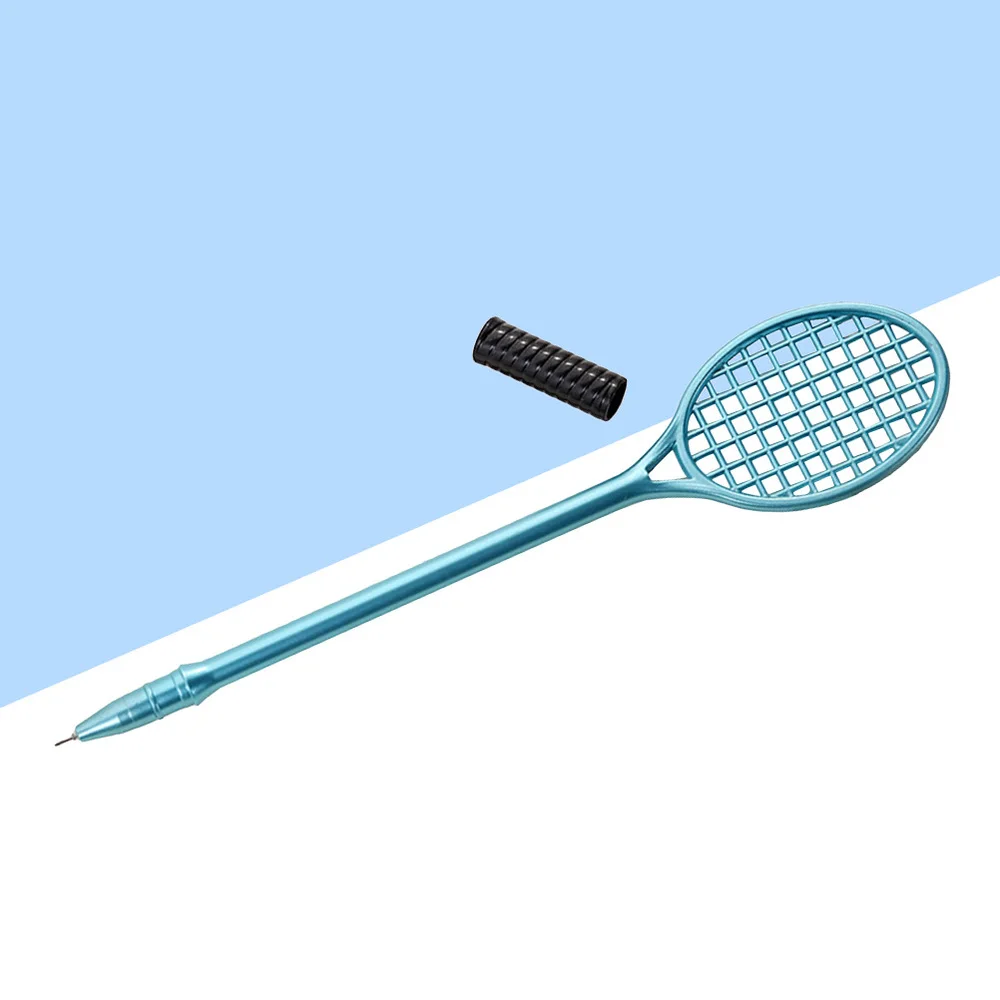 

Adorable Tennis Racket Pens 0.5mm Fine Point Ink Pens Student Stationery Gift (Light Blue)