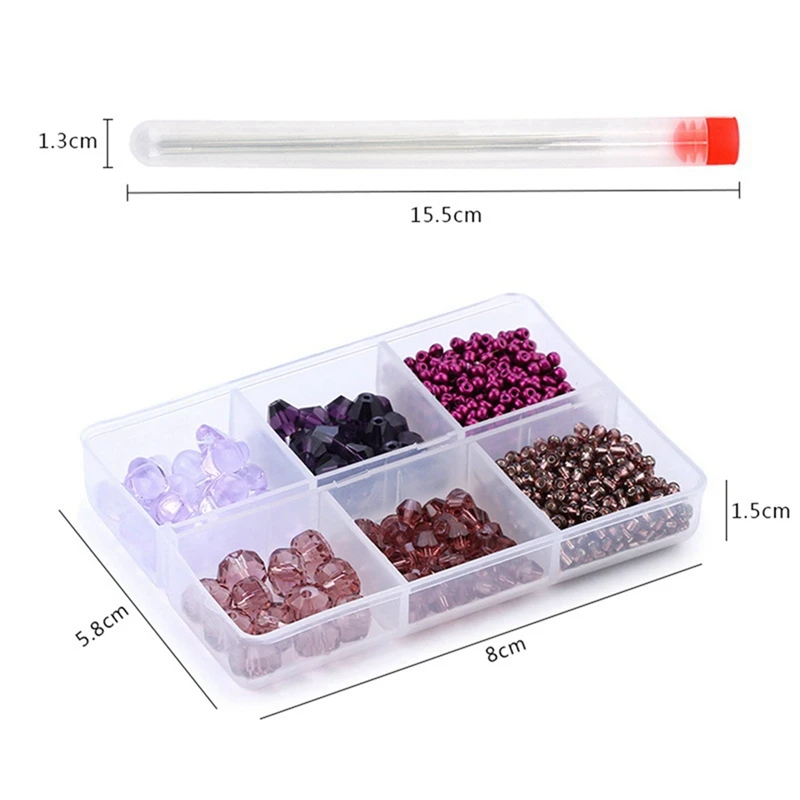 

2 Set Mixed Shape Crystal Seed Beads Glass Round Drop Beads, Find Jewelry Green & Purple