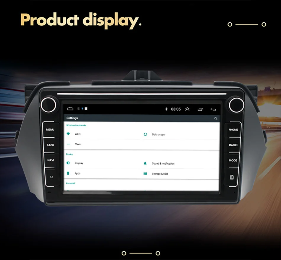 Автомобильный мультимедийный Android GPS-навигатор радио видеоплеер головное