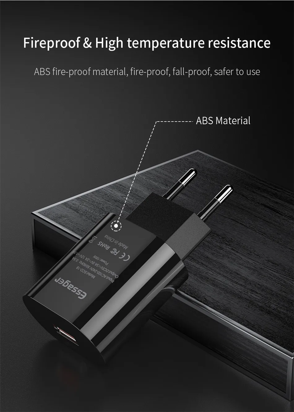 Essager 18 Вт USB зарядное устройство Quick Charge 3,0 Turbe зарядное устройство QC3.0 для samsung Xiaomi Mi Быстрая зарядка для iPhone зарядное устройство для мобильного телефона