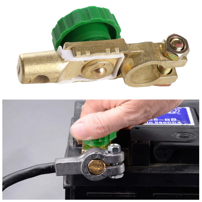 

Car Motorcycle Battery Terminal Link Quick Cut-off Switch Rotary Disconnect Isolator Car Truck Parts Battery Accessories
