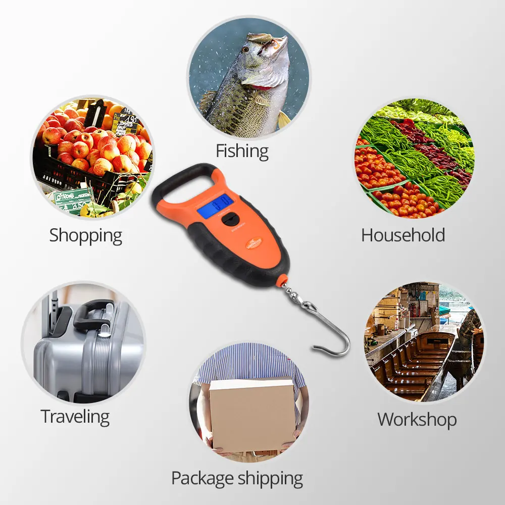 

KastKing Waterproof Floating Digital Kilograms Non-Slip Handle Includes No-Puncture Lip Gripper Scale Dual Mode Pounds Ounces