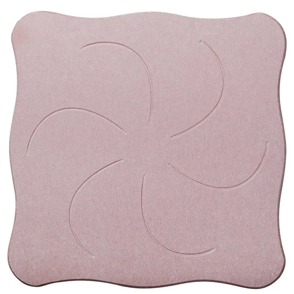 Быстросохнущая водопоглощающая розовая диатомитовая тарелка для чайника горшок