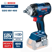 bosch gds 18v 400 cordless impact wrench machine 400nm electric wrench 12 square chuck bosch professional 18v power tool new