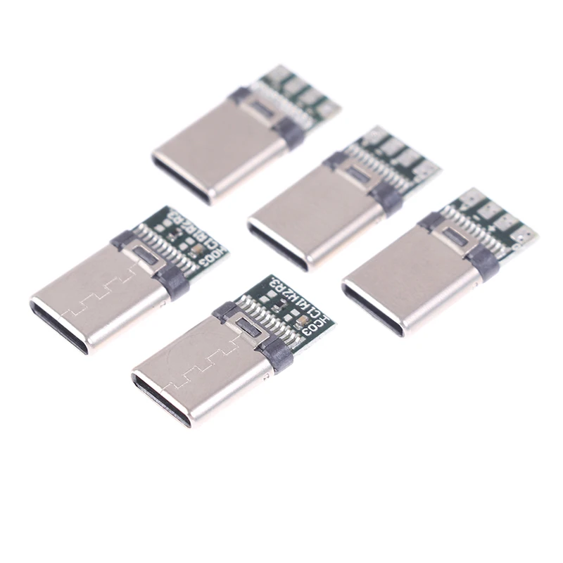 

USB 3,1 Тип C мужской DIY припой кабель Разъем PC доска
