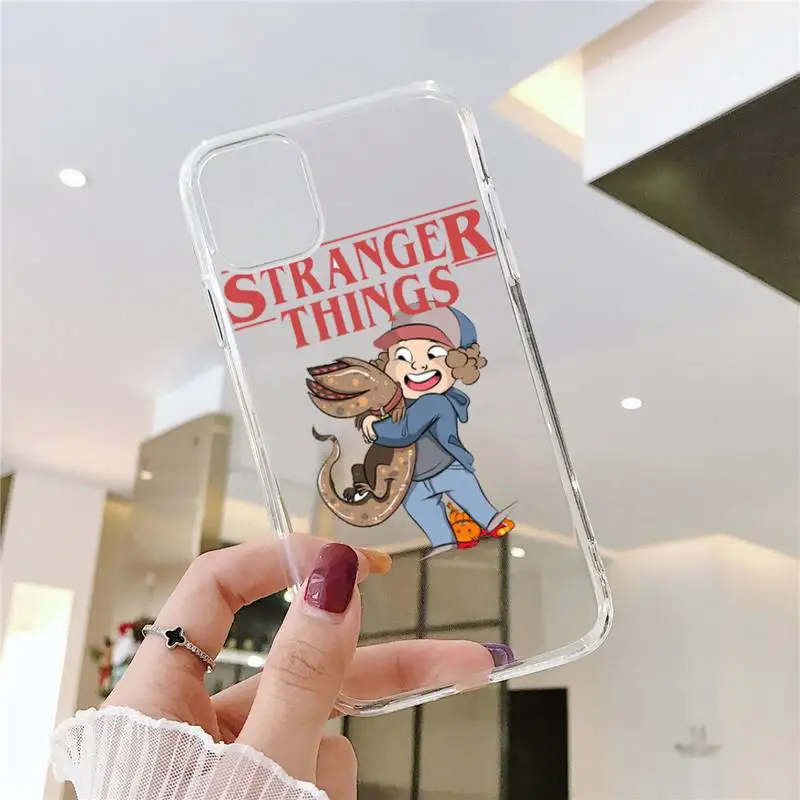 

Stranger Things Christmas Lights Phone Case Transparent for iPhone 6 7 8 11 12 s mini pro X XS XR MAX Plus SE cover funda