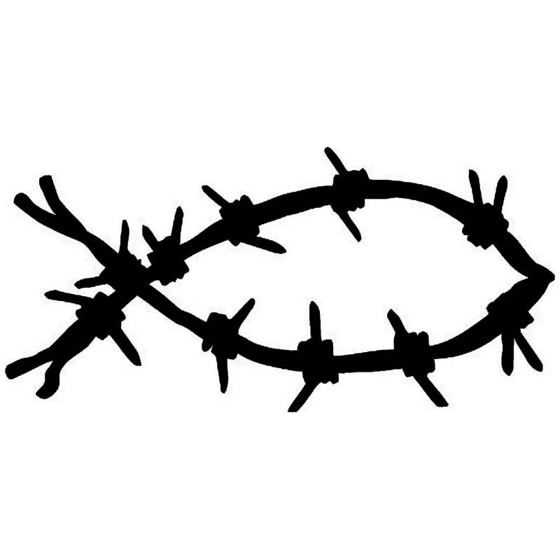 Виниловая наклейка с изображением христианского символа 14 8*7 2 см|Наклейки на