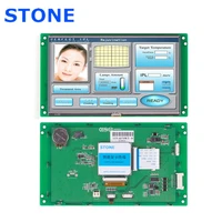 rs232 rs485 ttl mcu interface embedded industrial hmi panel tft color monitor 7 inch