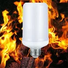 Светодиодная лампа с эффектом пламени, 3 Вт, 5 Вт, 9 Вт, E27, E26, E14, 85-265 в