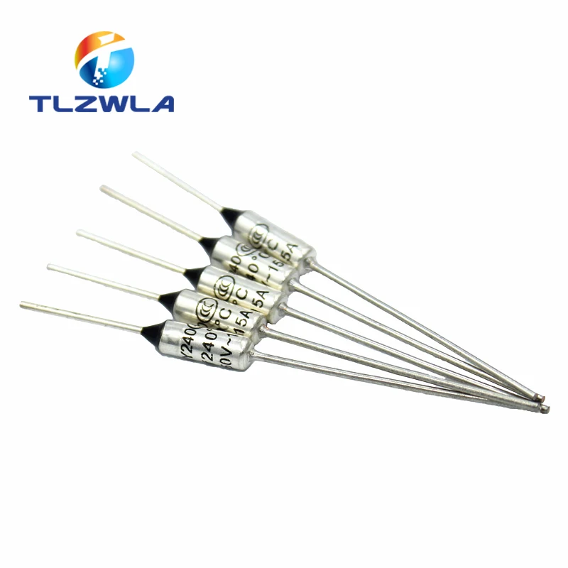 10 шт. Температура Ry 10A 15A 250V Tf Термальность предохранитель 65C 85C 100C 105C 110C 120C 130C 152C 165C