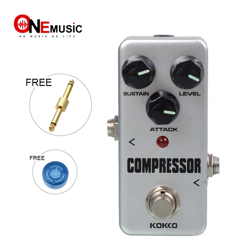 Портативный мини компрессор KOKKO FCP2 гитарная педаль с золотым прямым разъемом|pedal