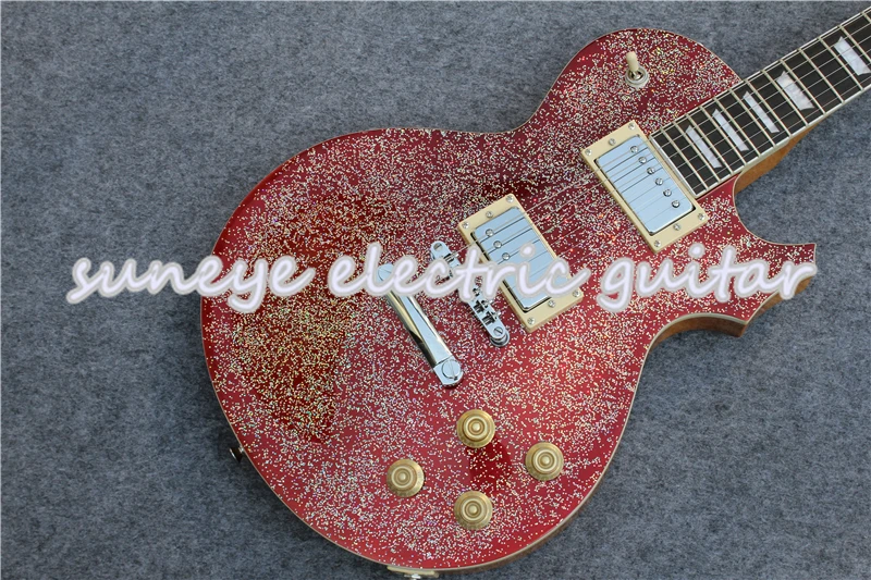 Suneye Red Finish Standard Electric Guitar Chrome Hardware Guitarra Electrica Left Handed Guitar Kit& Body Custom Available