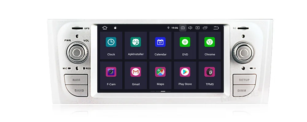 MEKEDE PX5 6,1 дюймов HD цифровой автомобильный стерео gps Android 9,0 для Fiat Grande Punto 199/310 2005-2009 Linea 323 2007-2011 YHTPD3L