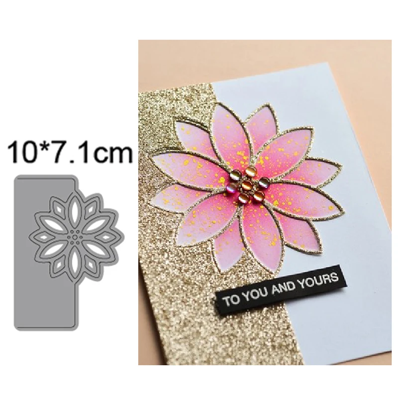 

Border and Flowers 2022 New metal cutting dies diy photo album crafts scrapbooking card marking stamp embossing decoration